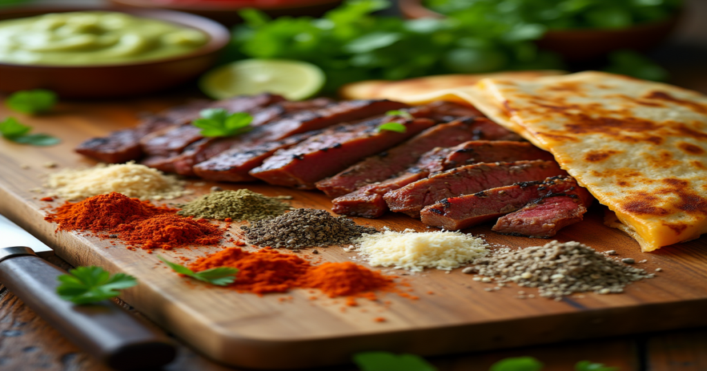 seasonings for steak quesadilla